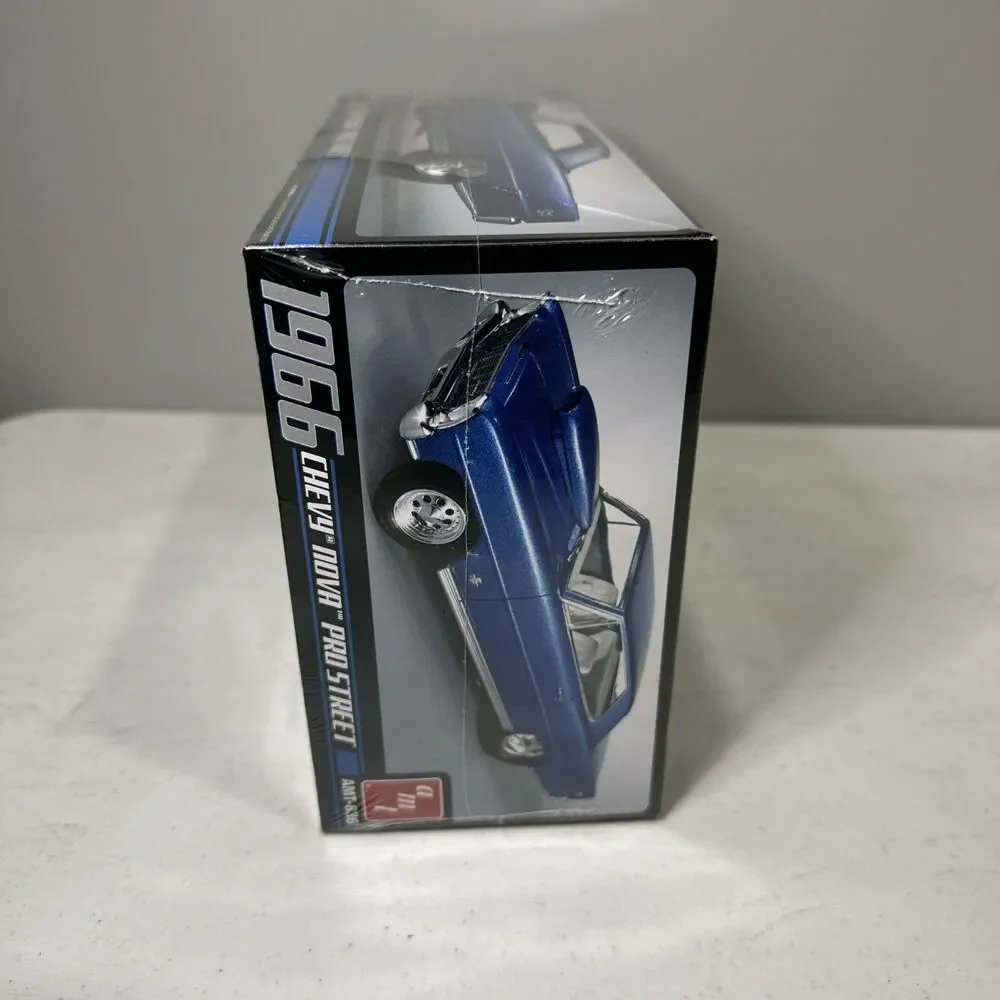 AMT AMT636 1/25 Scale Chevy Nova Pro Street Car - Blue Brand New In Sealed! 2011
